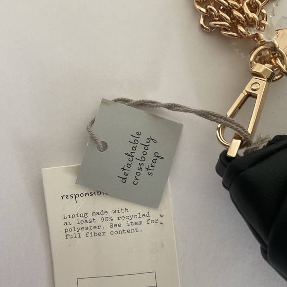 A New Day Black Shoulder Bag with Gold Chain NWT - Picture 7 of 11